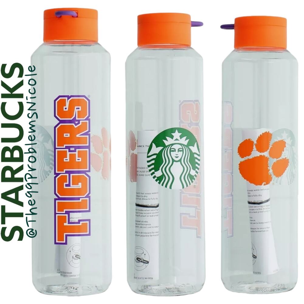 Starbucks Clemson Water Bottle
